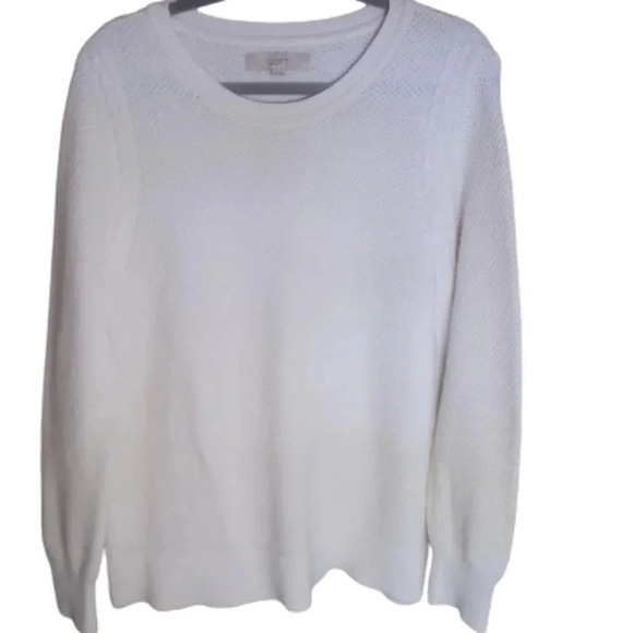LOFT Cream Sweater - Picture 1 of 6